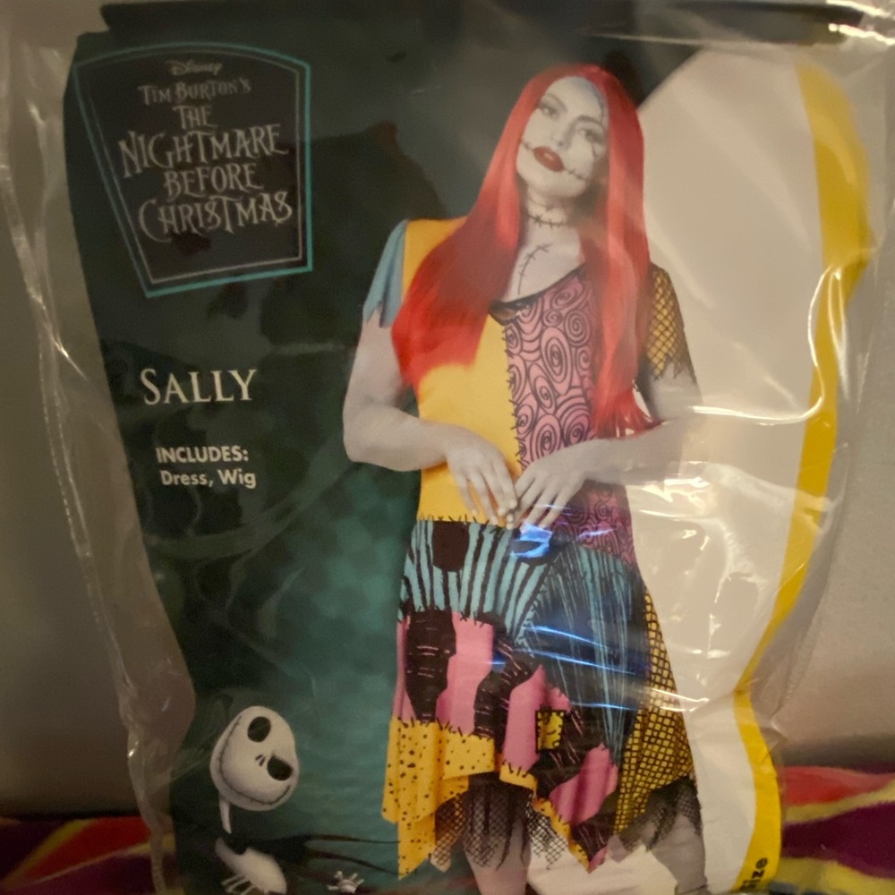 Woman’s plus size sally halloween costume